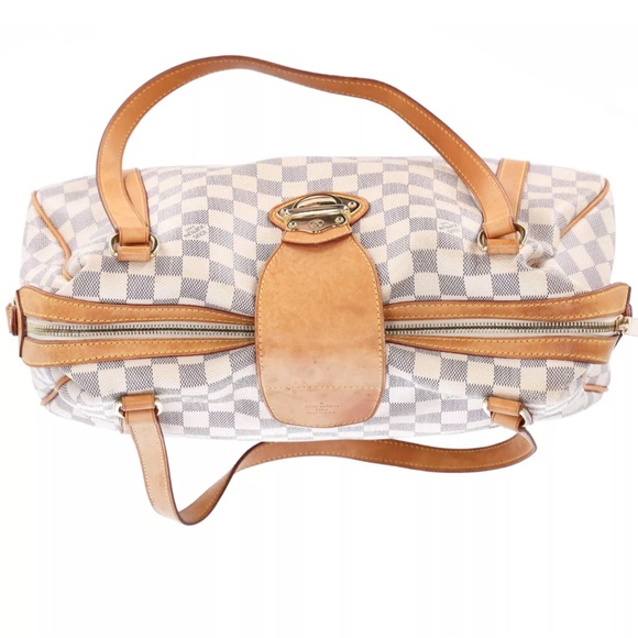 Louis Vuitton Stresa PM Damier Azur Small Shoulder Bag N42220 Beige Multi - Picture 12 of 13